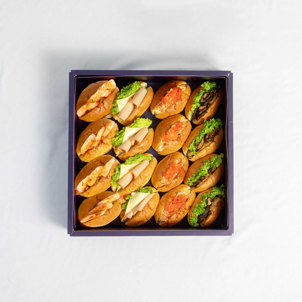 Canapé Box Mini Brioche Party Platter (16pcs) Food Delivery