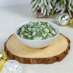 Classic Creamed Spinach with Parmesan (veg) (serves 4-5pax)