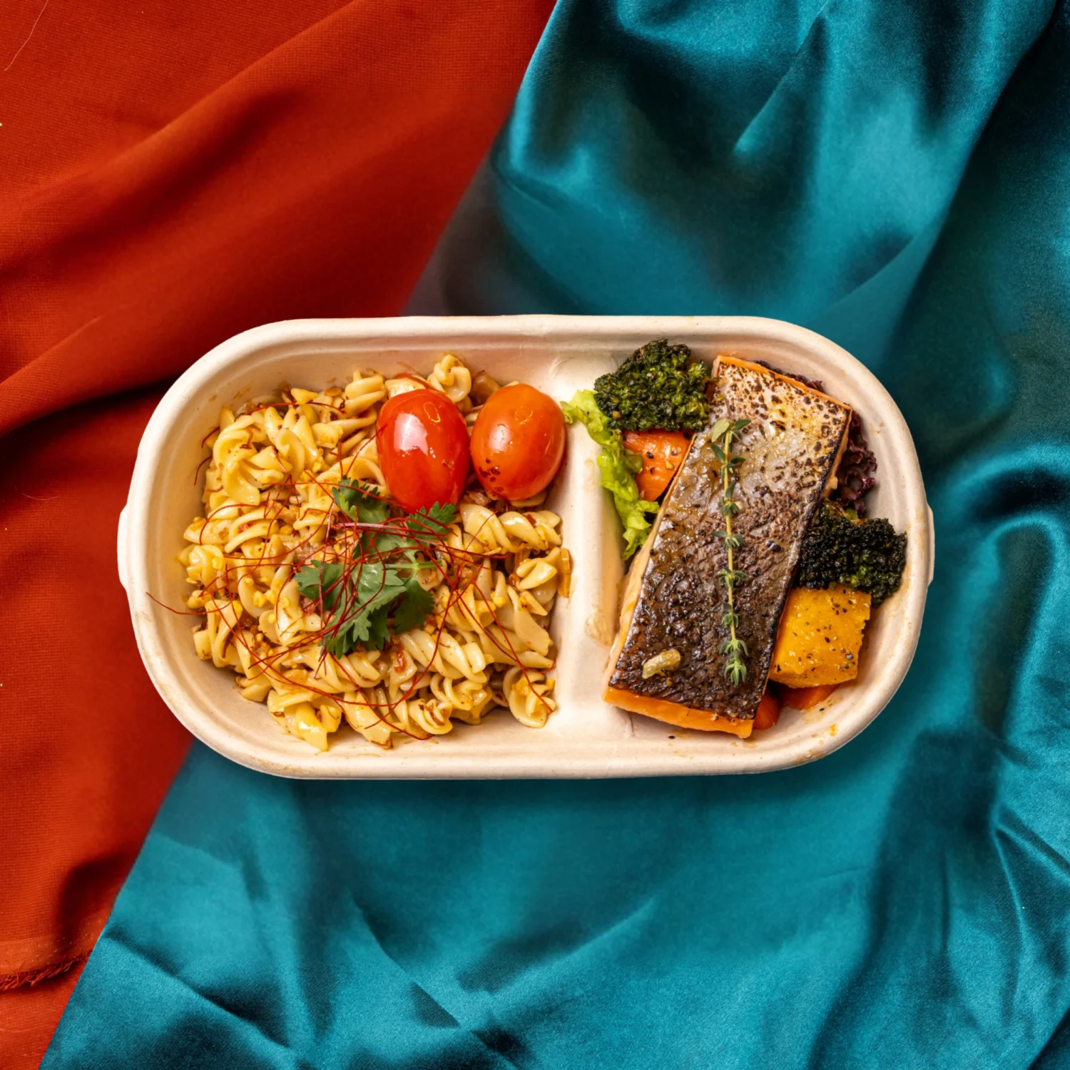 Fortune Kumquat Soy-Glazed Salmon Bowl