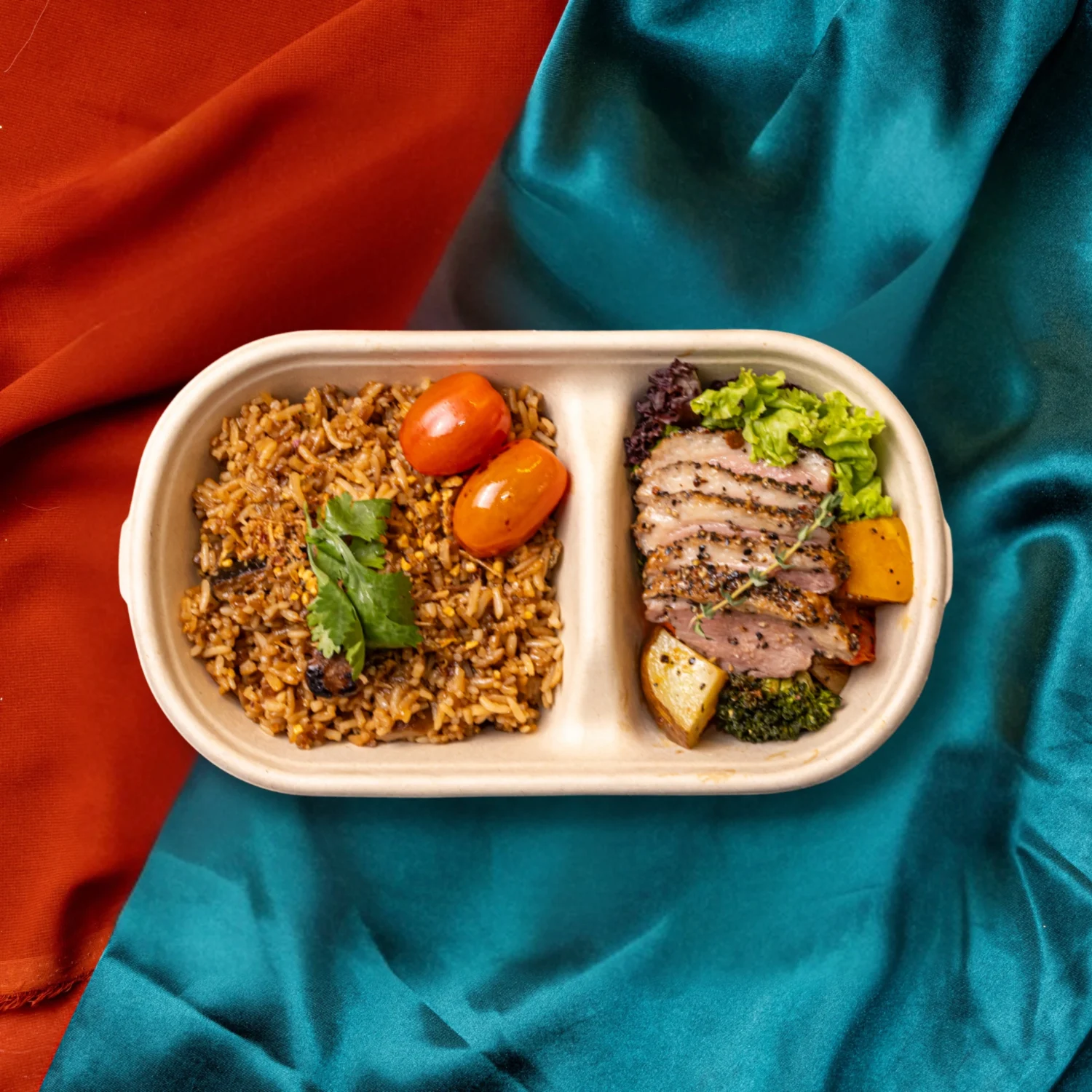 Tea-smoked Duck Breast with Osmathus Honey Glaze Bowl